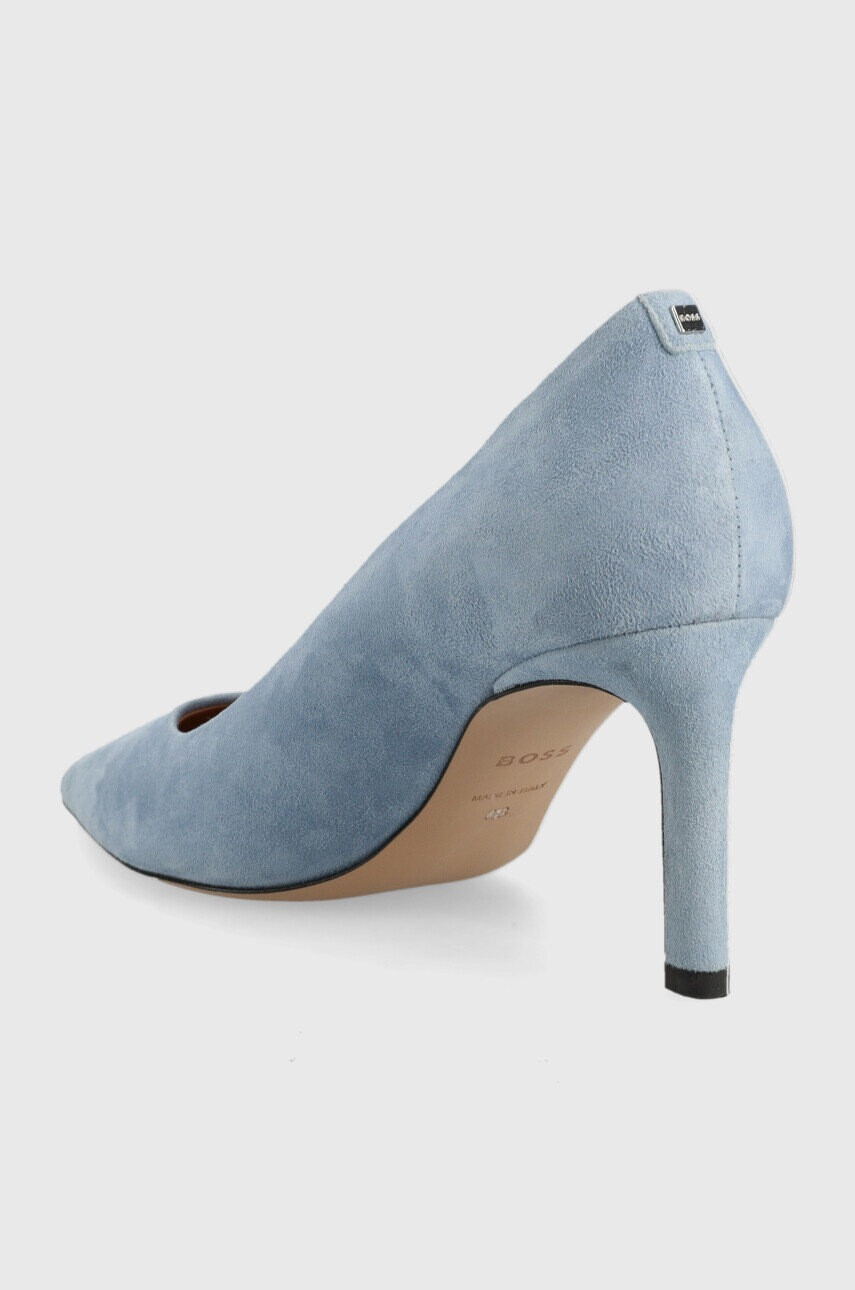 Boss Велурени обувки с висок ток Janet 50488210 - Pepit.bg