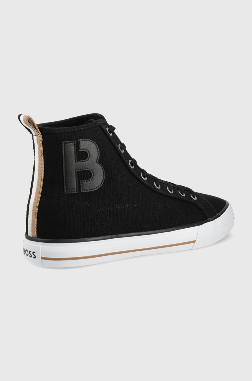Boss Високи кецове мъжко в черно - Pepit.bg
