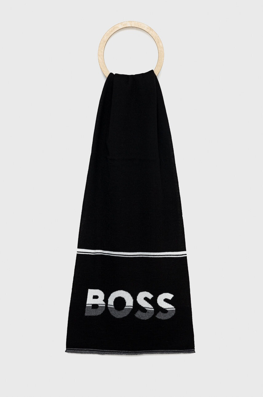Boss Вълнен шал Athleisure - Pepit.bg