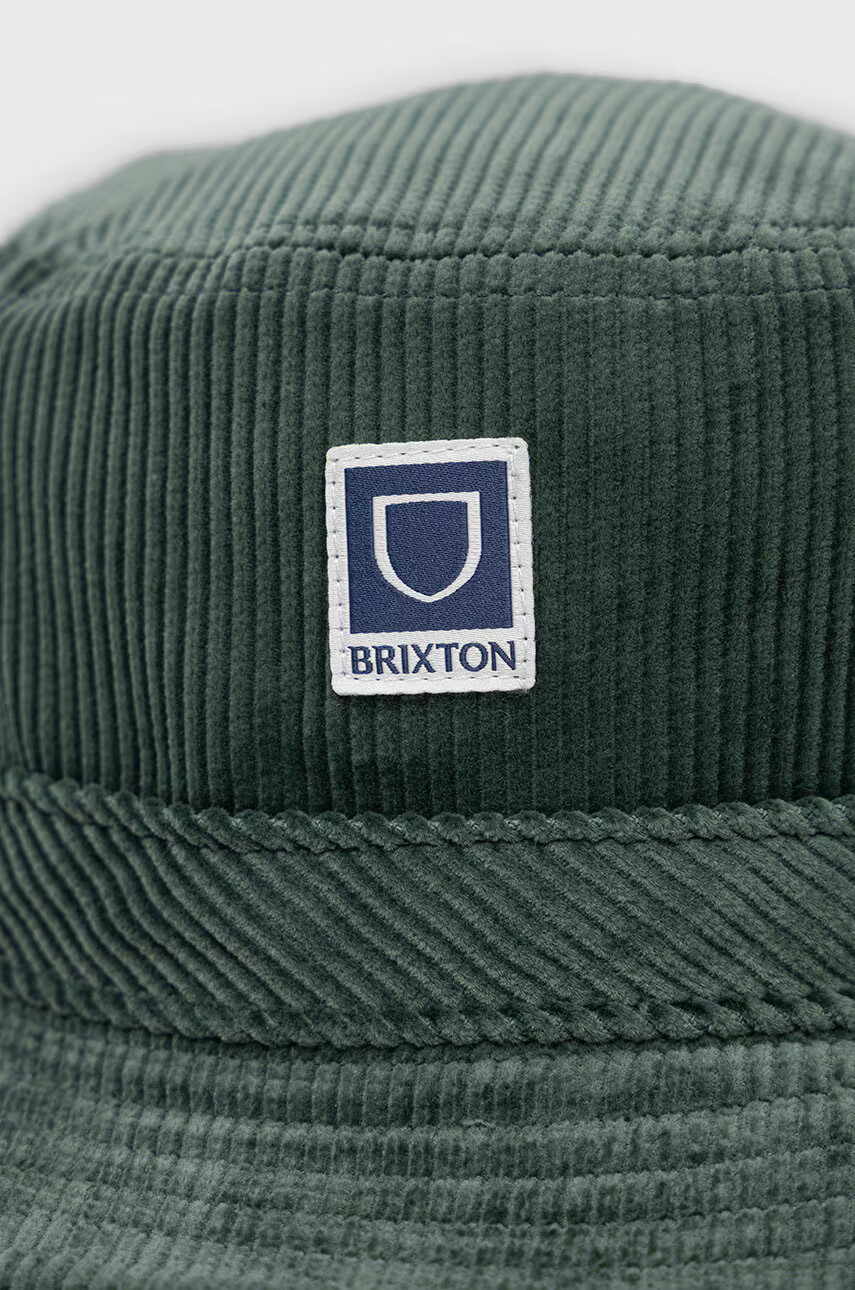 Brixton Джинсова капела в зелено от памук - Pepit.bg