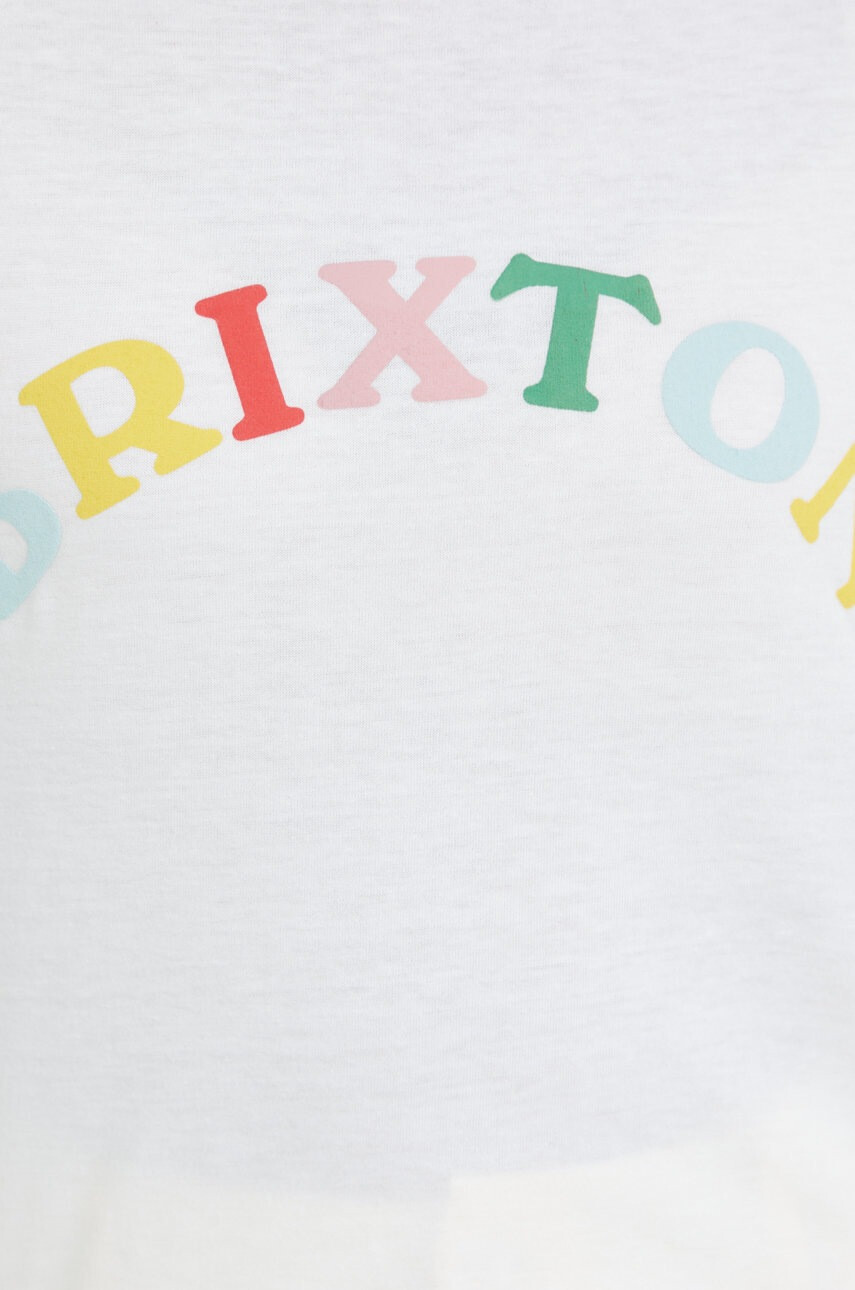 Brixton Тениска в бяло - Pepit.bg
