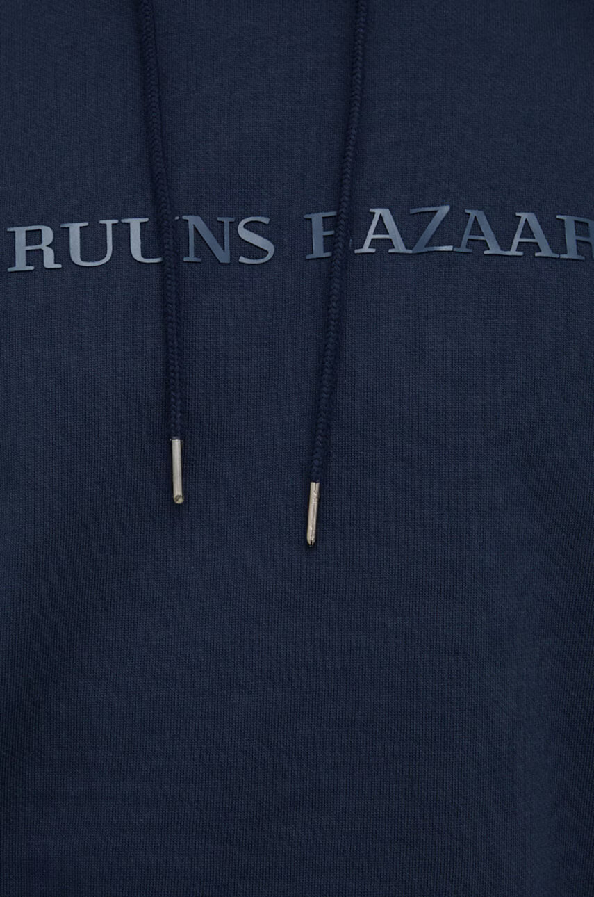 Bruuns Bazaar Памучен суичър в черно с апликация - Pepit.bg