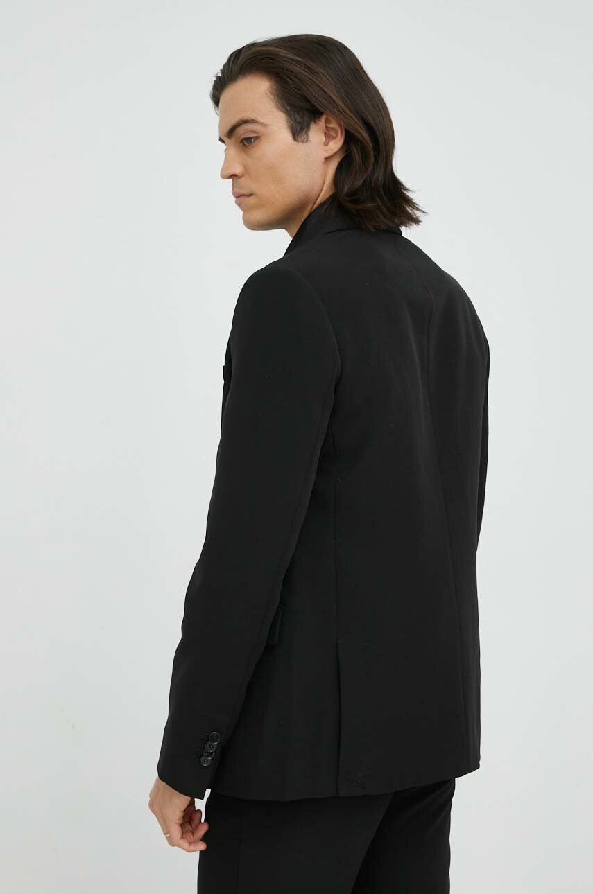 Bruuns Bazaar Сако Karlsus Double Blazer в черно - Pepit.bg