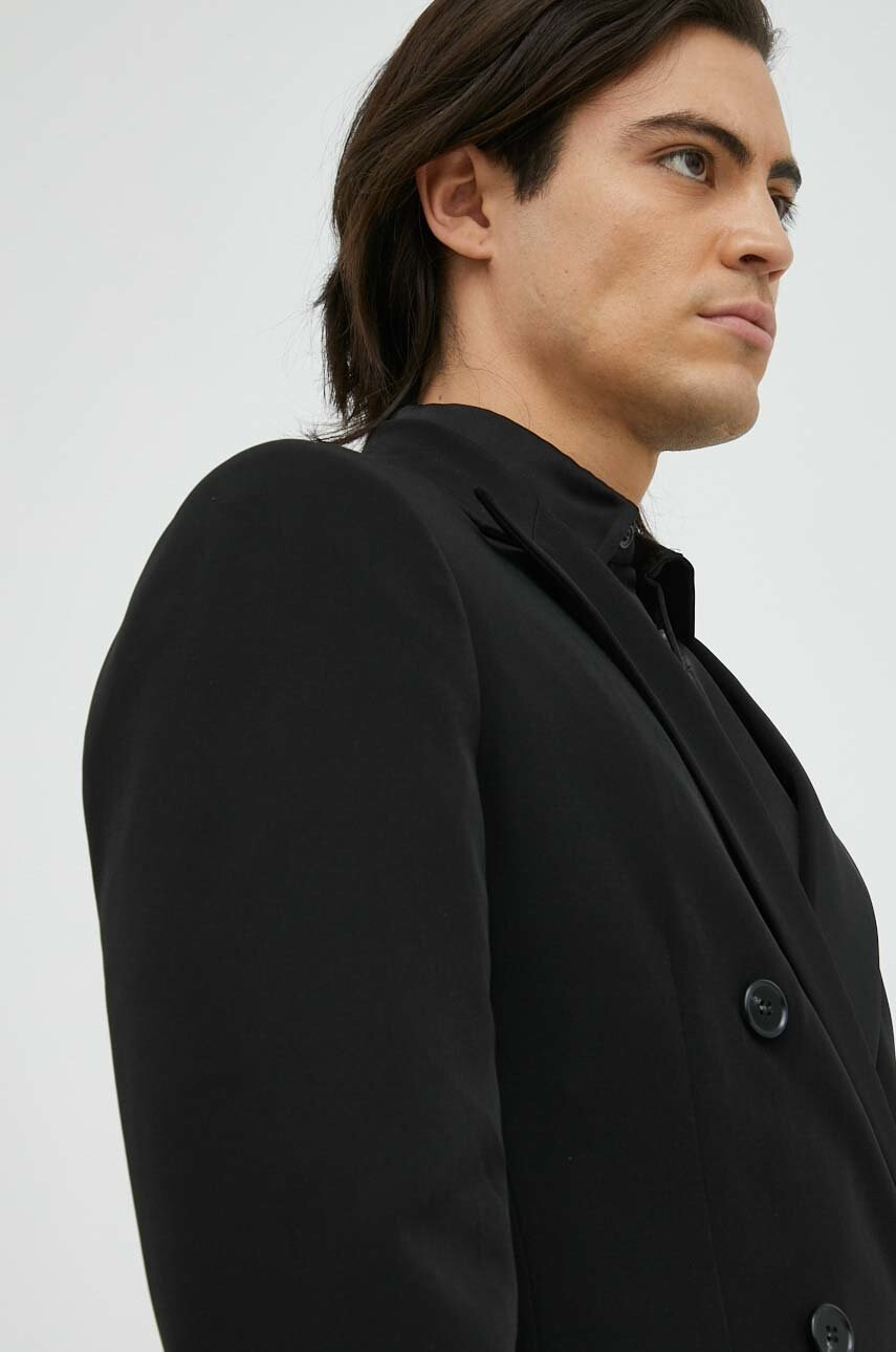 Bruuns Bazaar Сако Karlsus Double Blazer в черно - Pepit.bg