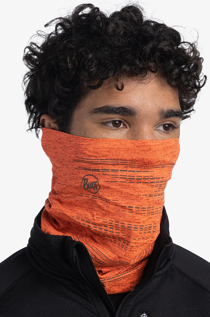 Buff Кръгъл шал Dryflx Solid Fire в оранжево с десен - Pepit.bg