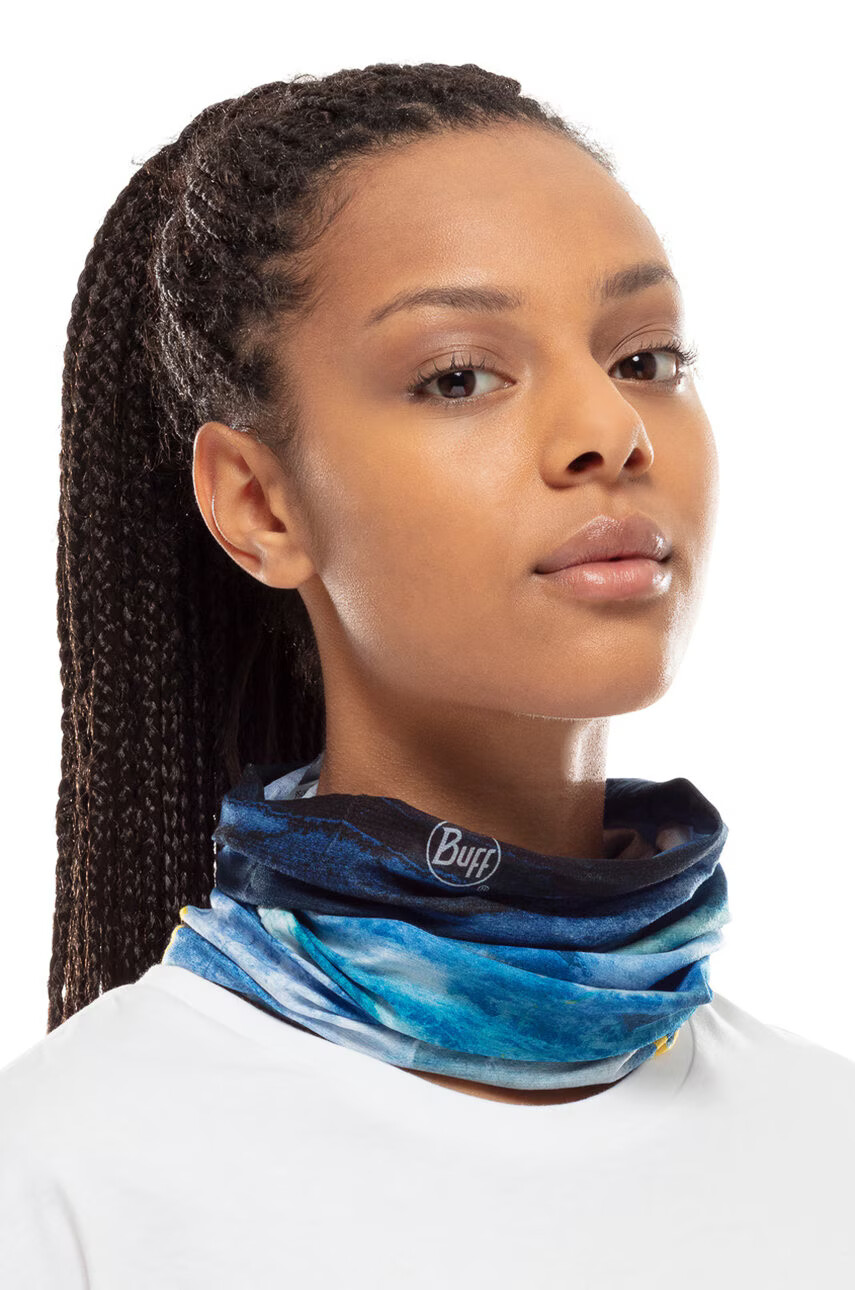 Buff Кръгъл шал Zankor Blue с десен - Pepit.bg