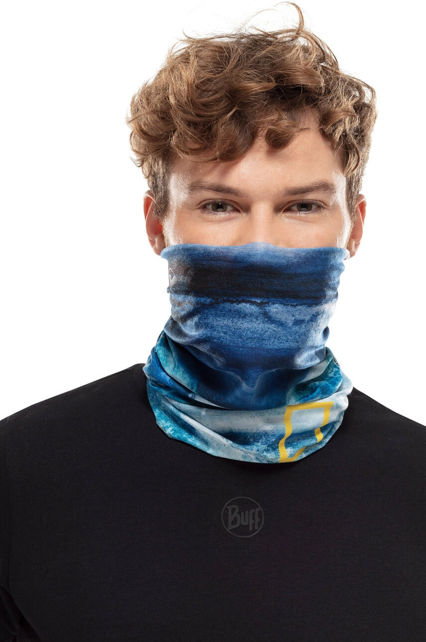 Buff Кръгъл шал Zankor Blue с десен - Pepit.bg