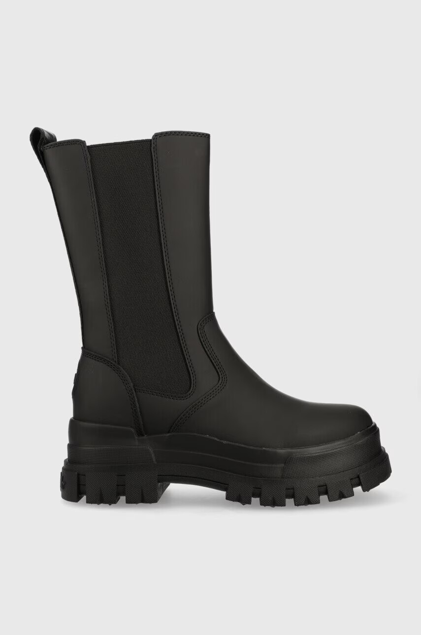 Buffalo Боти челси Aspha Clf Rain Chelsea Hi в черно с платформа 1622167.BLK - Pepit.bg
