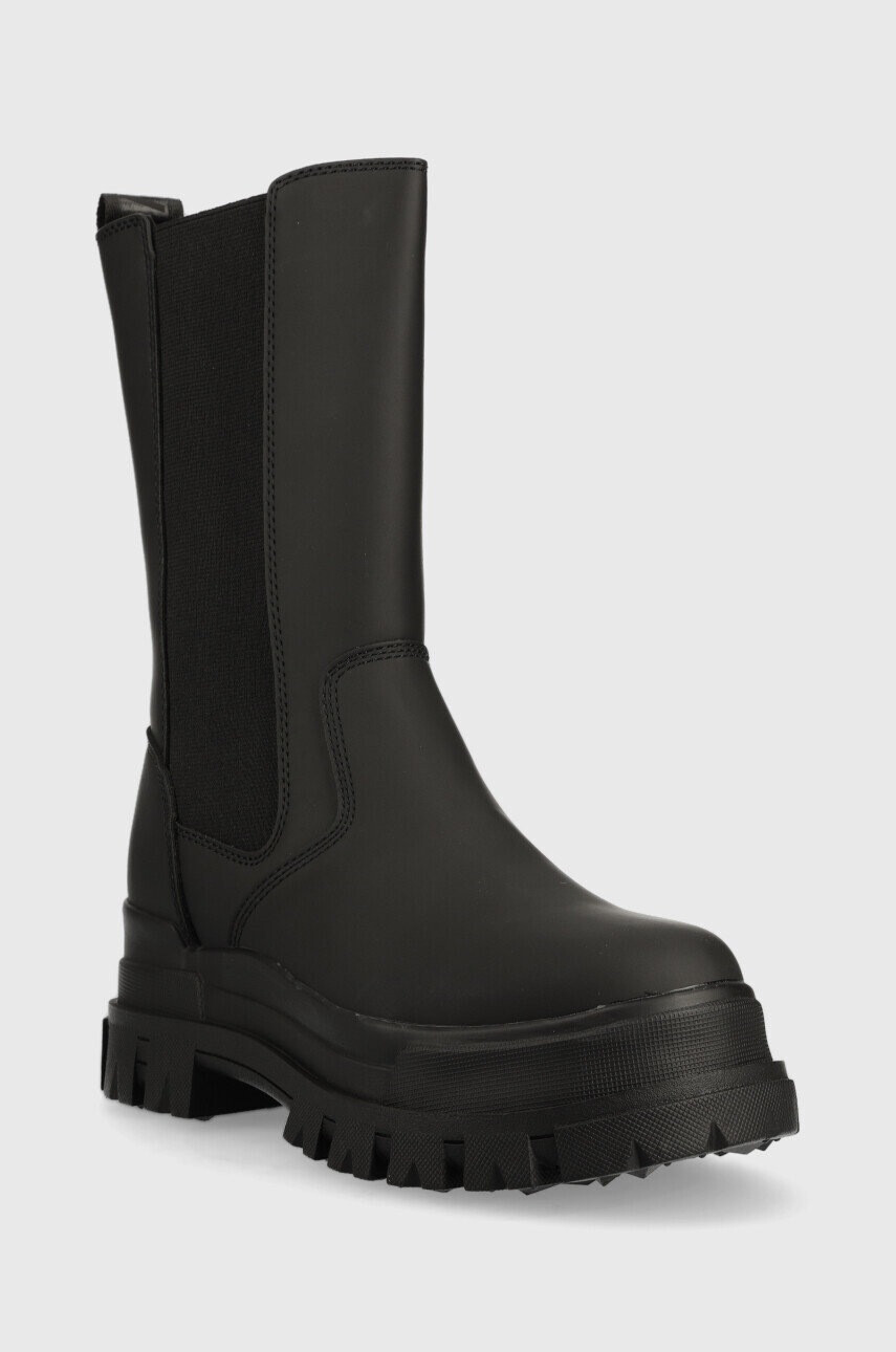 Buffalo Боти челси Aspha Clf Rain Chelsea Hi в черно с платформа 1622167.BLK - Pepit.bg