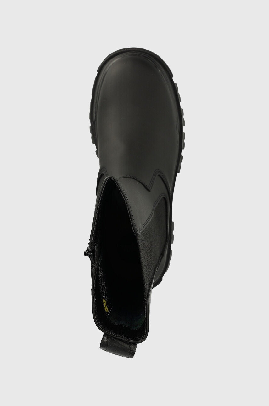 Buffalo Боти челси Aspha Clf Rain Chelsea Hi в черно с платформа 1622167.BLK - Pepit.bg