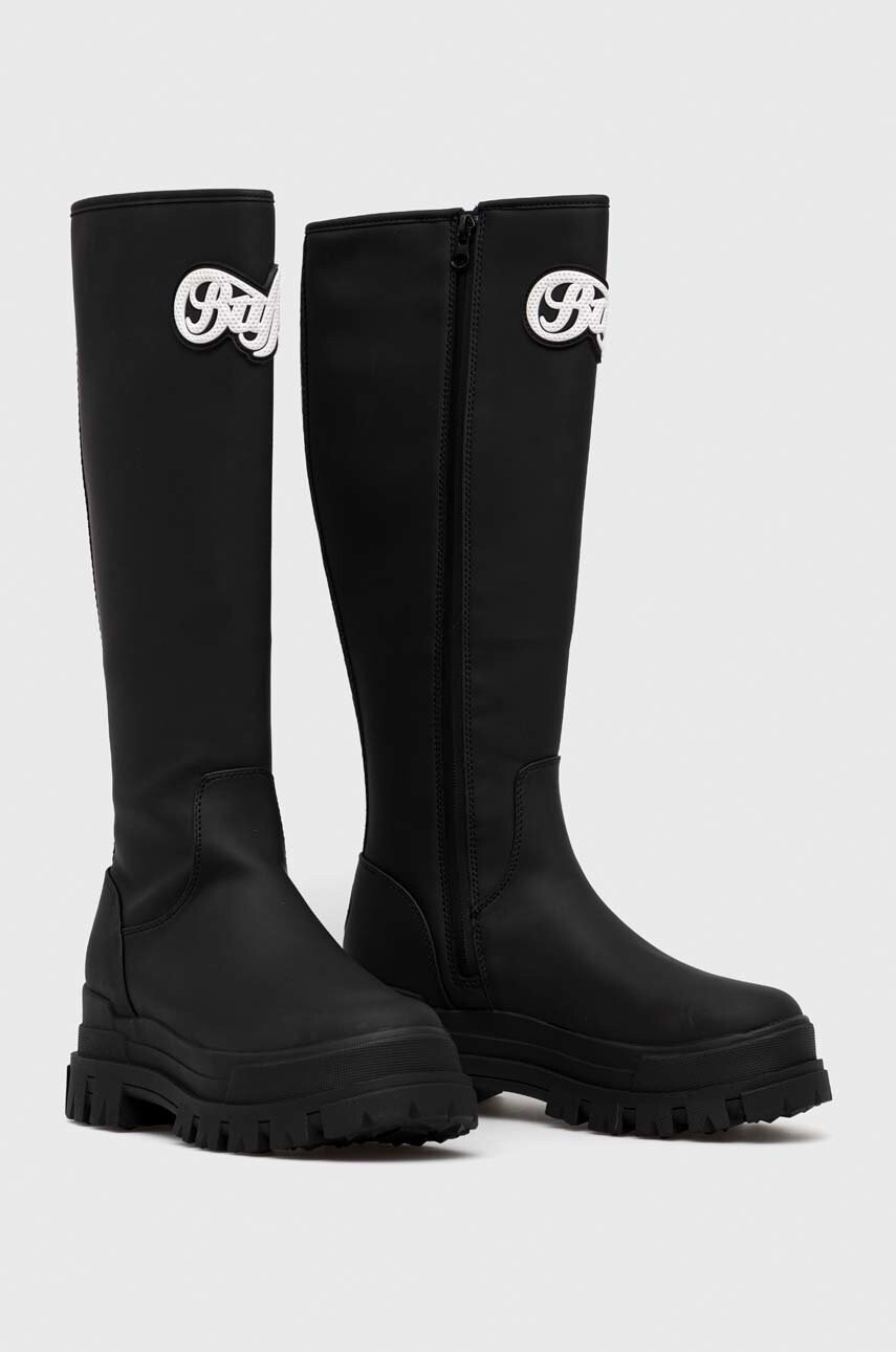Buffalo Ботуши Aspha Rain Hi в черно 1214006.BLK - Pepit.bg