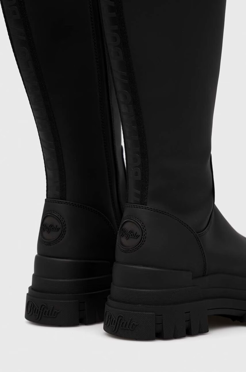 Buffalo Ботуши Aspha Rain Hi в черно 1214006.BLK - Pepit.bg