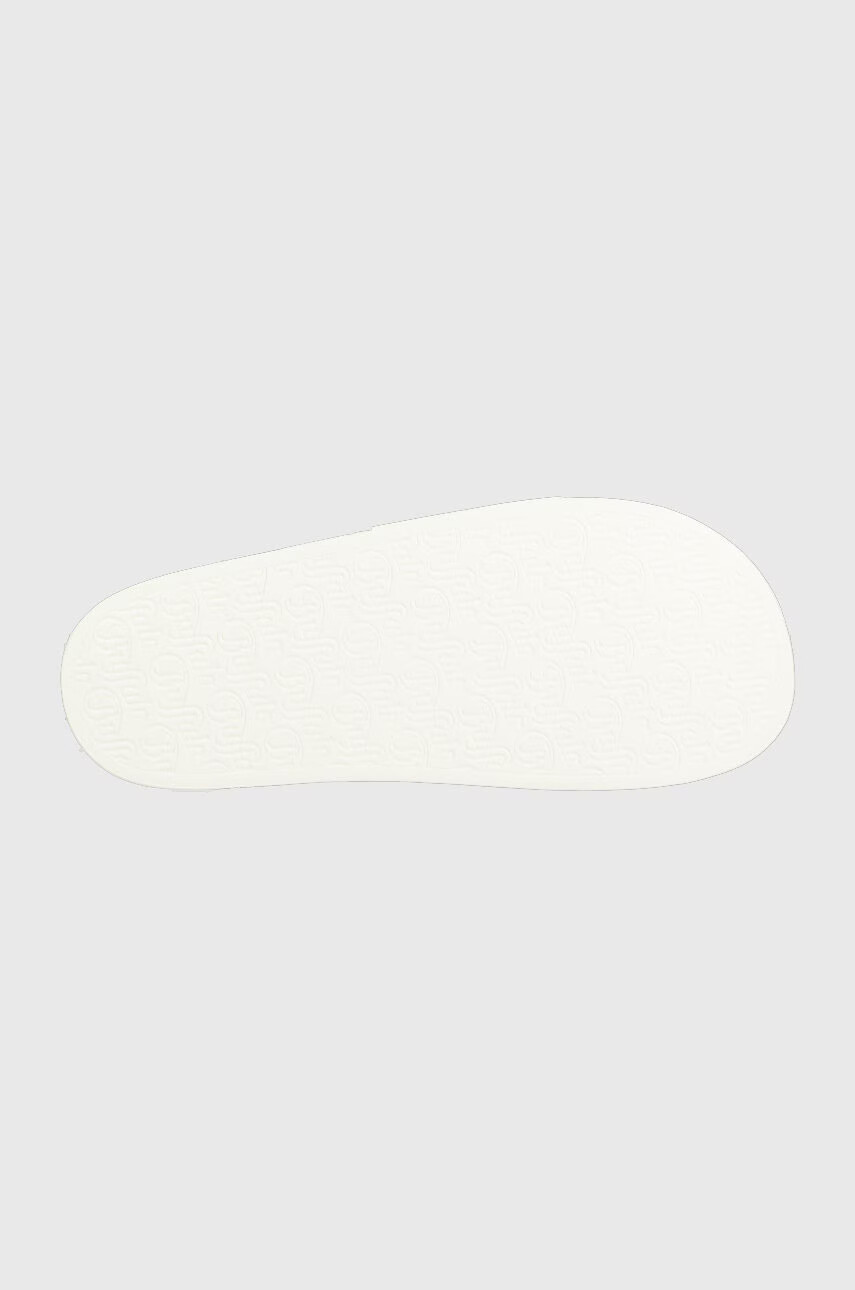 Buffalo Чехли в бяло с платформа - Pepit.bg