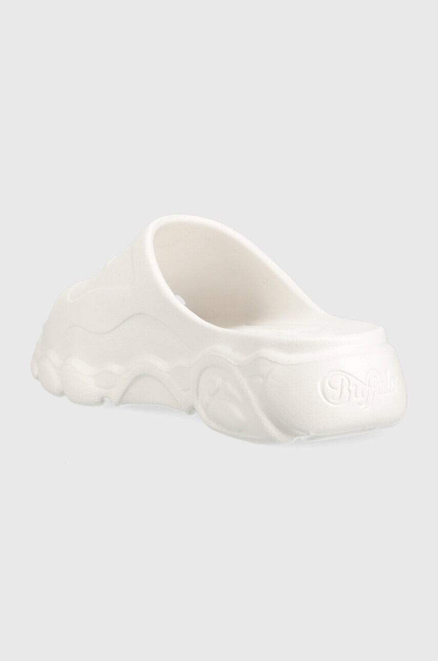 Buffalo Чехли Cld Slide в бяло с платформа 1622261 - Pepit.bg