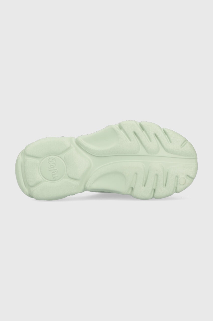 Buffalo Чехли Cld Slide в зелено с платформа 1622265 - Pepit.bg