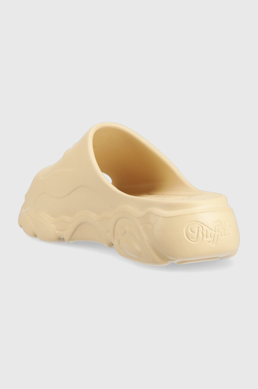 Buffalo Чехли Cld Slide в бежово с платформа 1622262 - Pepit.bg