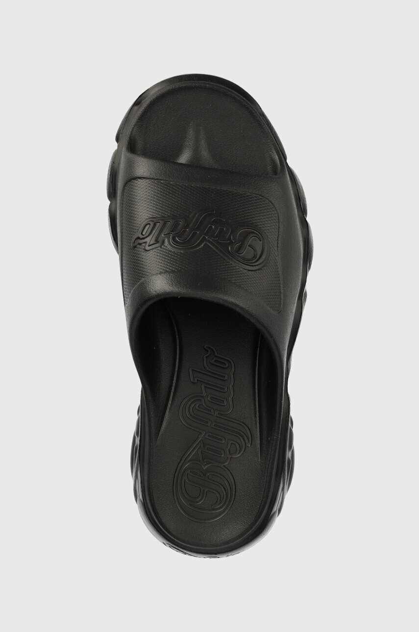 Buffalo Чехли Cld Slide в черно с платформа 1622260 - Pepit.bg