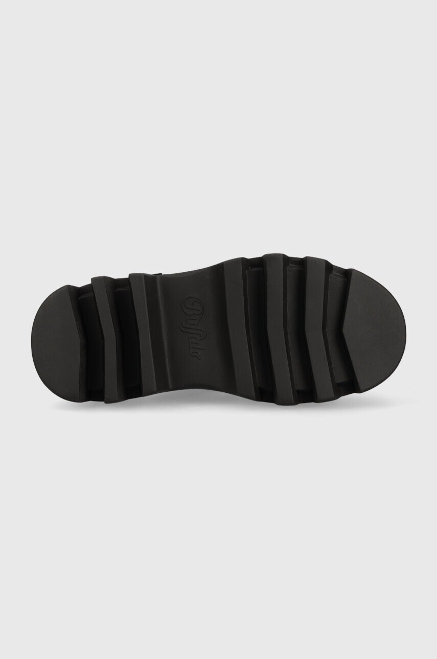 Buffalo Чехли Flora Slide в черно с платформа 1602127 - Pepit.bg