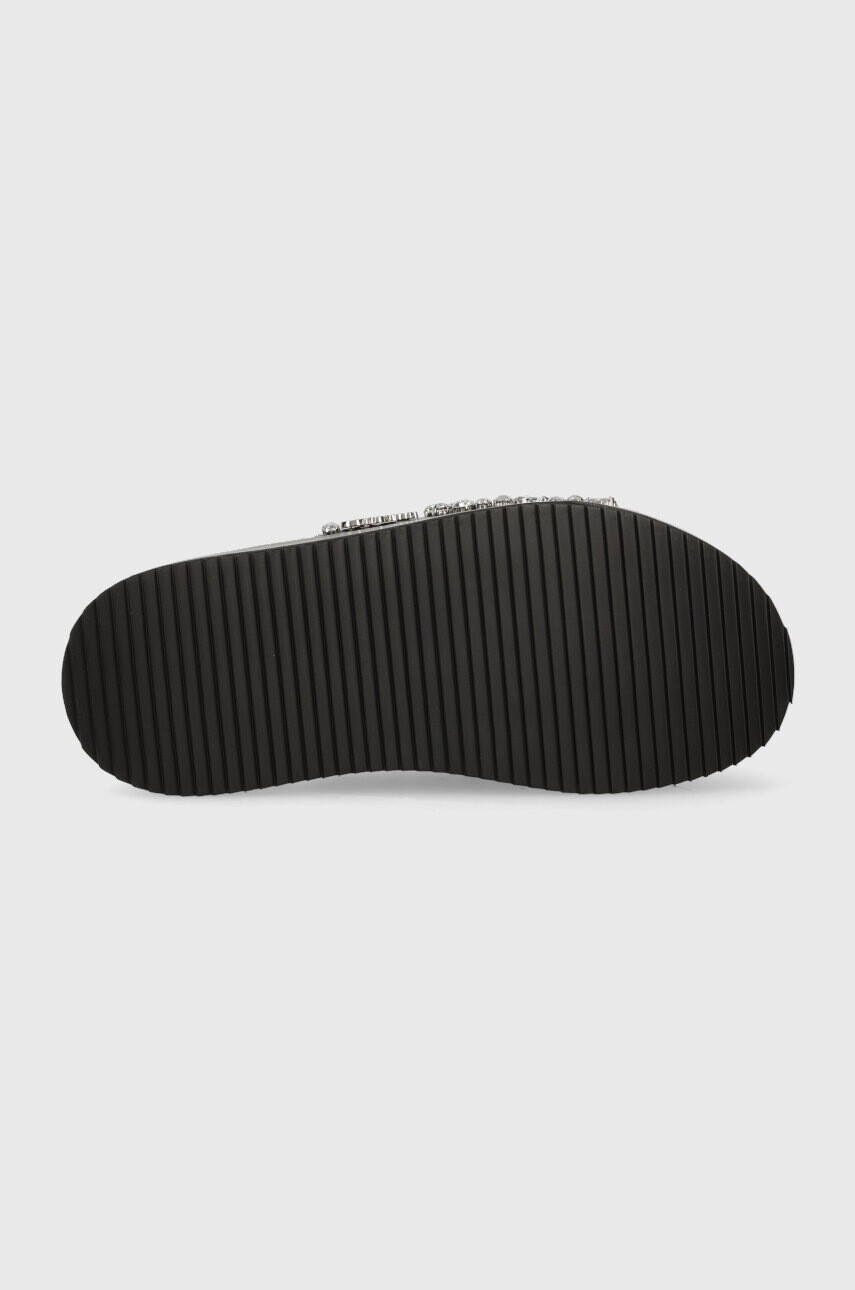 Buffalo Чехли Noa Glam Slide в черно с платформа 1602147 - Pepit.bg