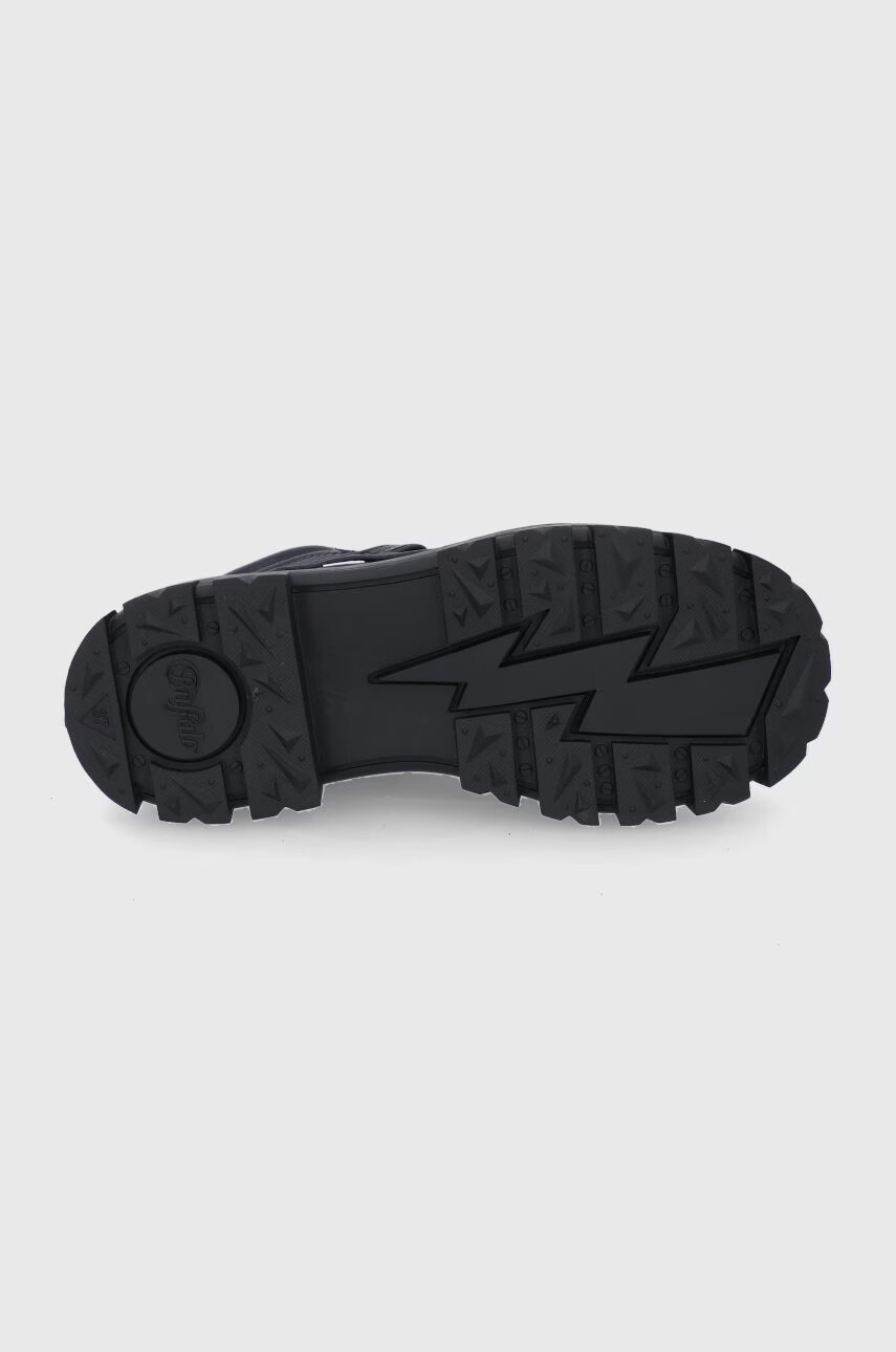 Buffalo Маратонки ASPHA NC MID в черно с платформа - Pepit.bg