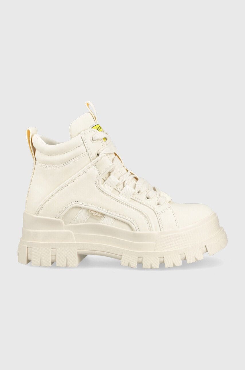 Buffalo Обувки Aspha NC Mid Laceup в бежово с платформа - Pepit.bg
