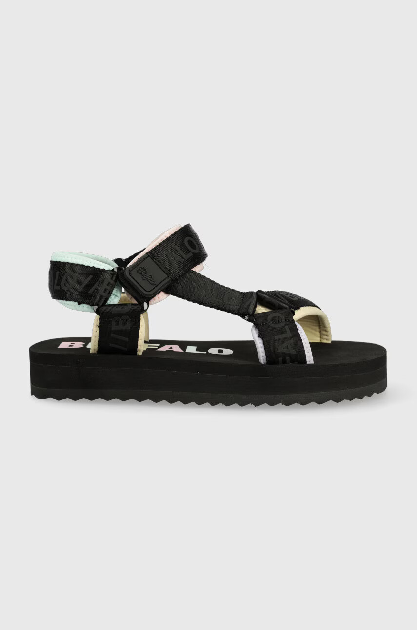 Buffalo Сандали в бяло с платформа - Pepit.bg
