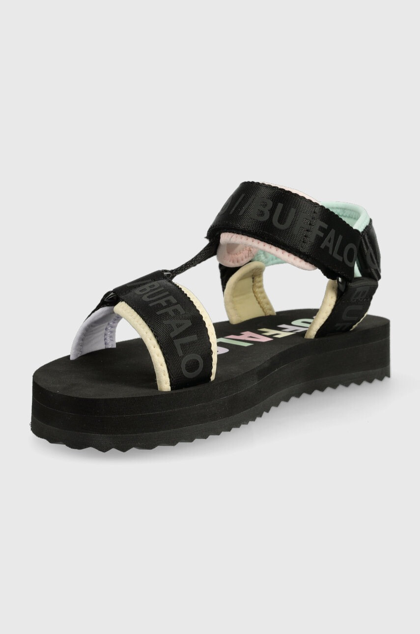 Buffalo Сандали дамски в бежово с платформа - Pepit.bg