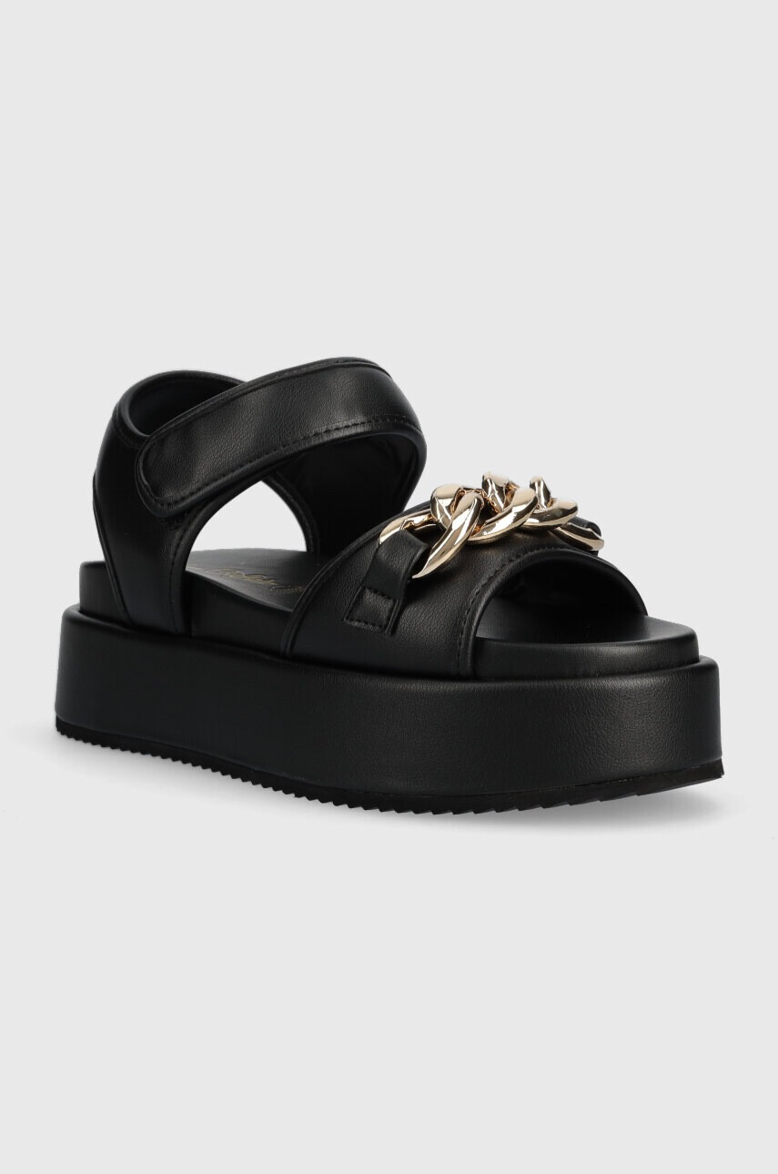 Buffalo Сандали Noa Quilt Chain в черно с платформа 1602154 - Pepit.bg