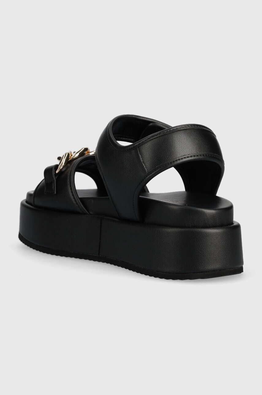 Buffalo Сандали Noa Quilt Chain в черно с платформа 1602154 - Pepit.bg