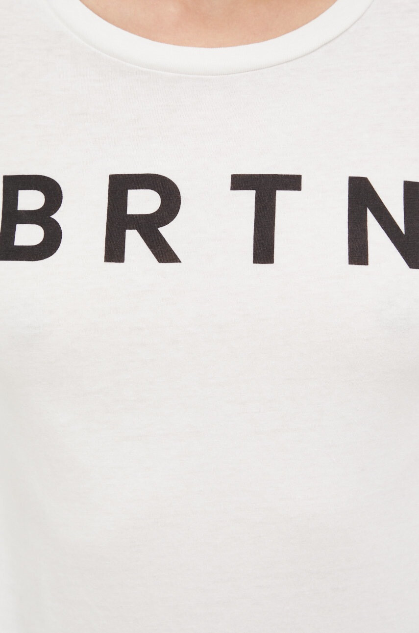 Burton Памучна блуза с дълги ръкави в бяло - Pepit.bg