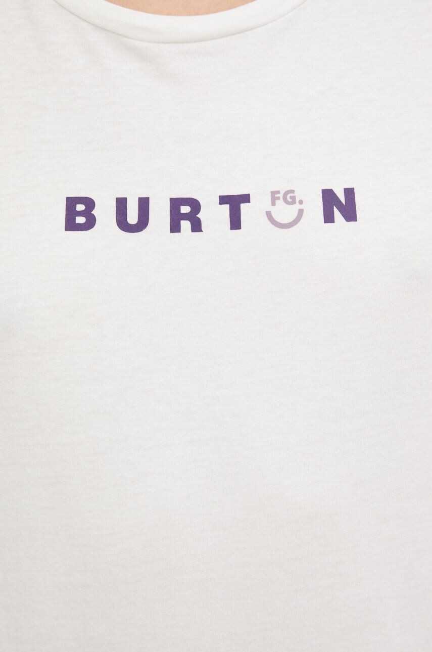 Burton Памучна тениска в бяло - Pepit.bg