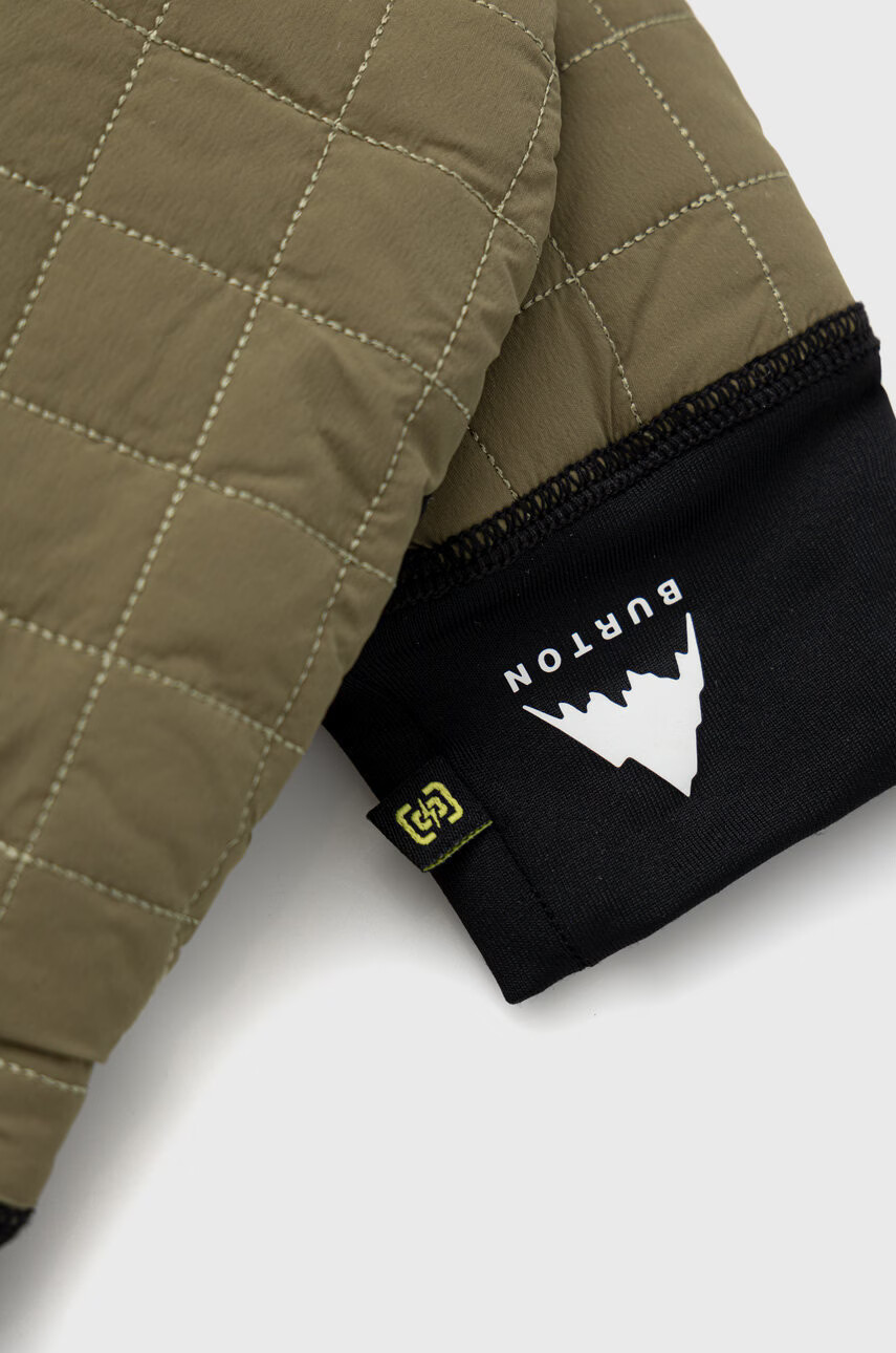 Burton Ръкавици Heavyweight Quilted в зелено - Pepit.bg