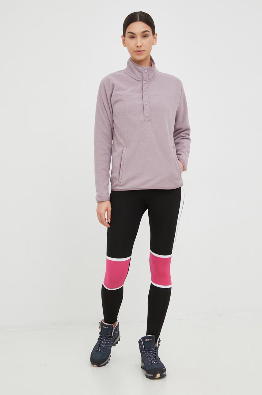 Burton Спортен суичър Hearth Fleece в розово с десен - Pepit.bg