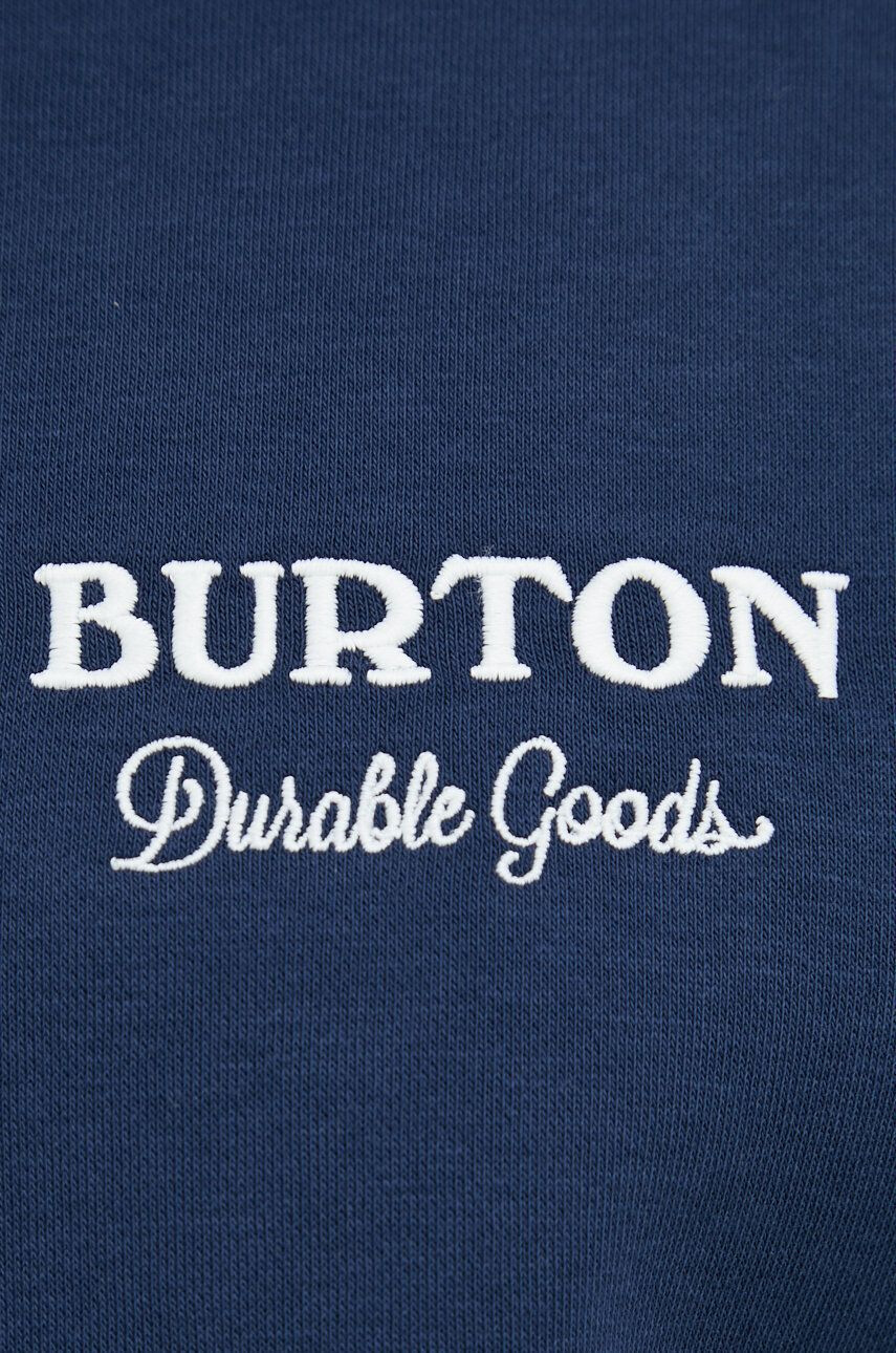 Burton Суичър Durable Goods в тъмносиньо с качулка с апликация - Pepit.bg