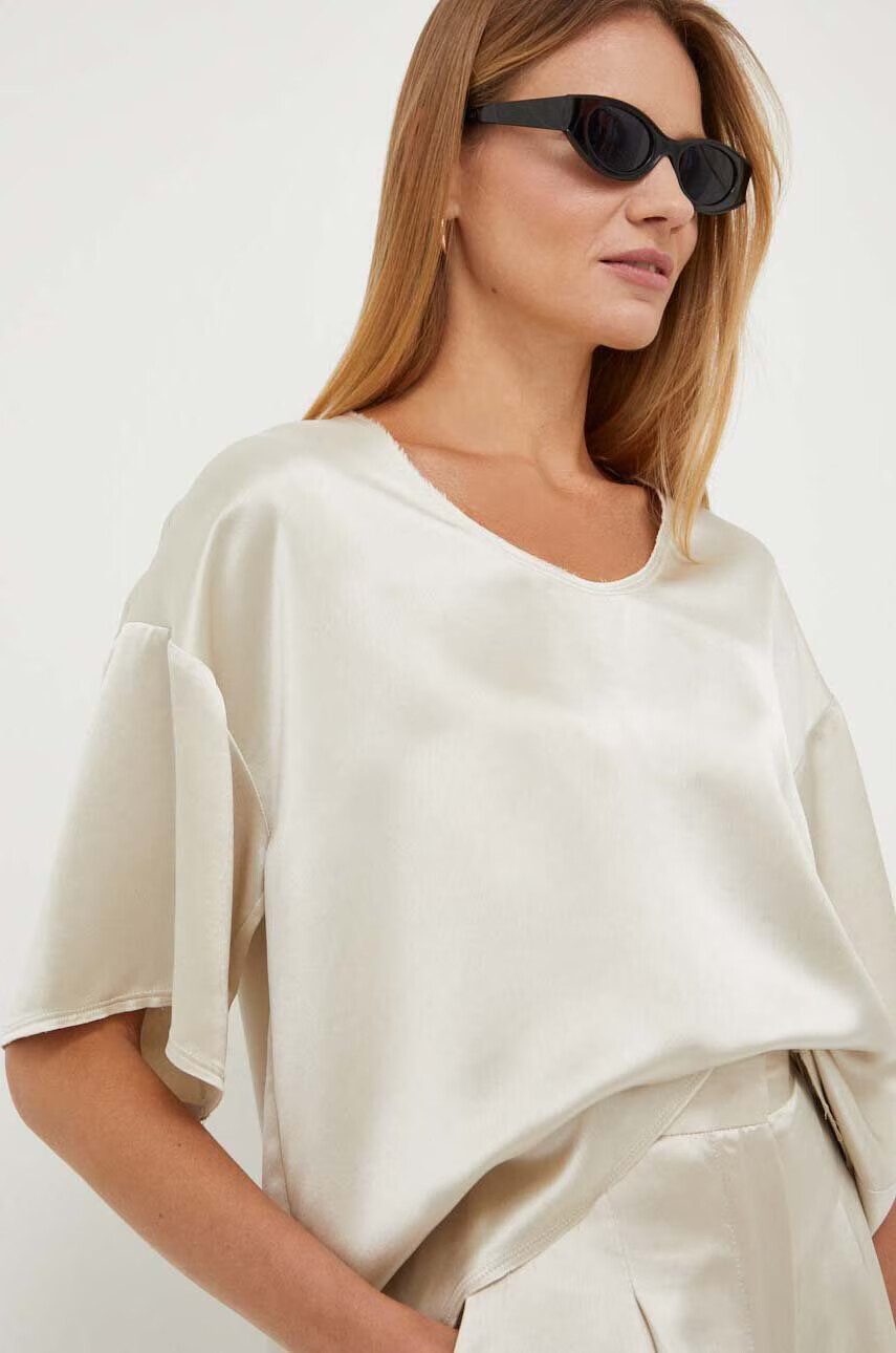 By Malene Birger Тениска в бежово - Pepit.bg