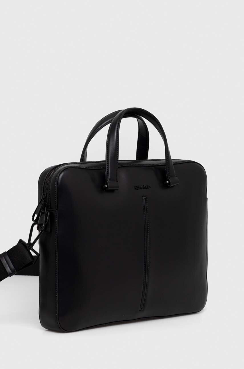 Calvin Klein Чанта за лаптоп в черно - Pepit.bg