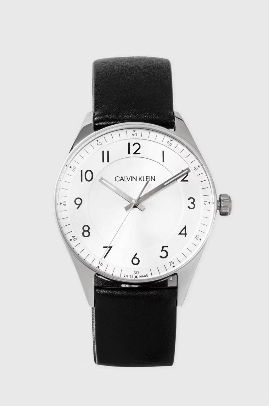 Calvin Klein Часовник мъжки в черно - Pepit.bg
