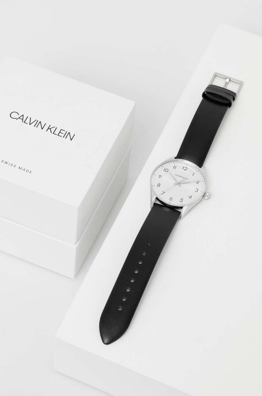 Calvin Klein Часовник мъжки в черно - Pepit.bg