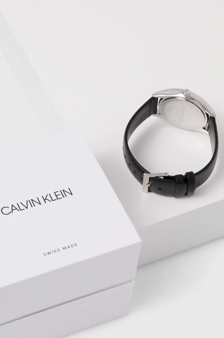 Calvin Klein Часовник мъжки в черно - Pepit.bg