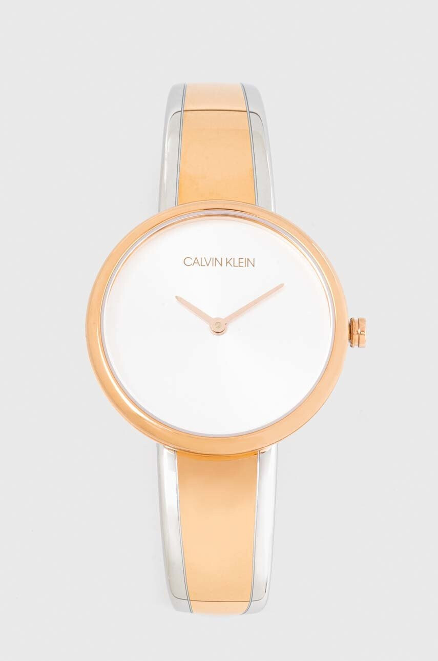 Calvin Klein Часовник дамски в златисто - Pepit.bg