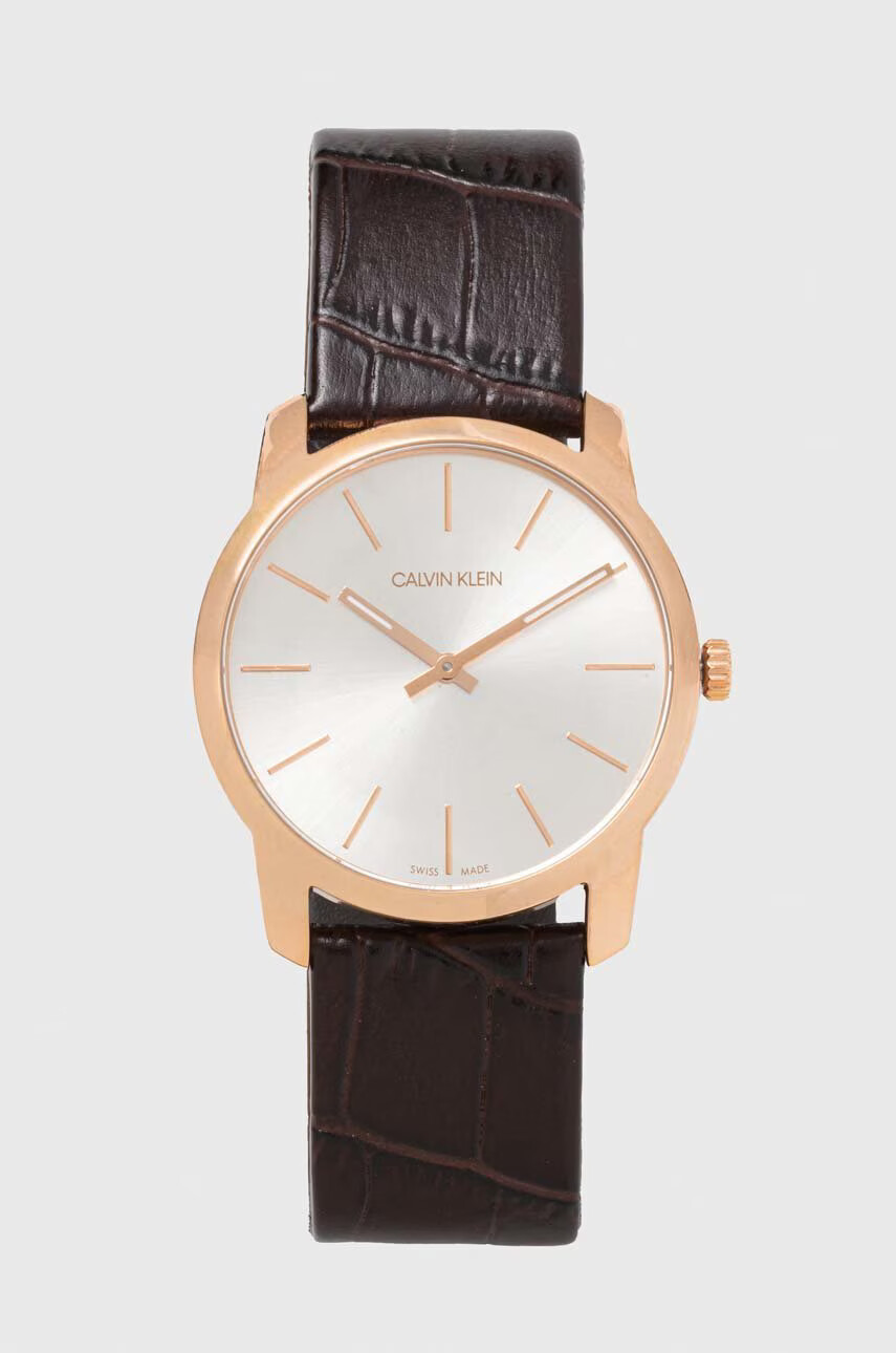 Calvin Klein Часовник K2G226G6 дамски в черно - Pepit.bg