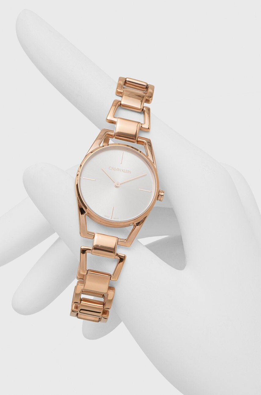 Calvin Klein Часовник K7L23646 дамски в златисто - Pepit.bg