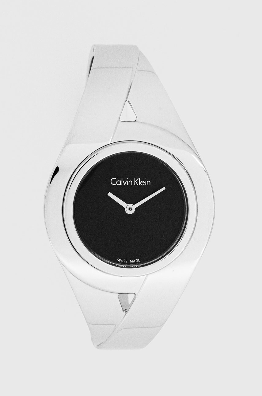 Calvin Klein Часовник дамски в сребристо - Pepit.bg