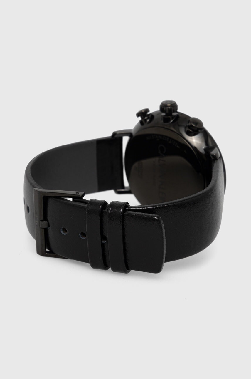 Calvin Klein Часовник мъжки в черно - Pepit.bg