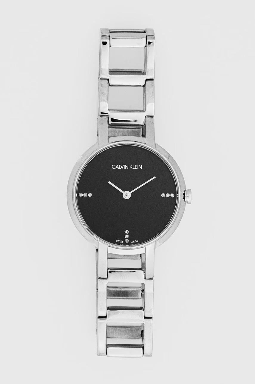Calvin Klein Часовник дамски в сребристо - Pepit.bg