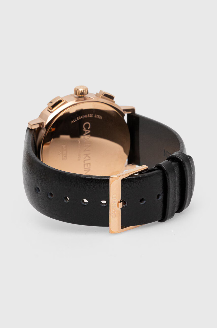 Calvin Klein Часовник мъжки в черно - Pepit.bg