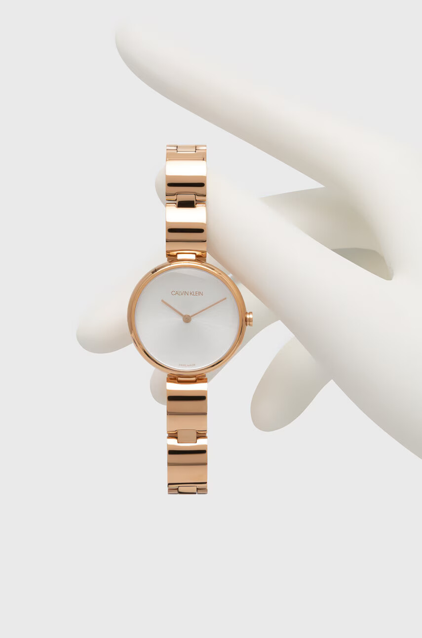 Calvin Klein Часовник K9U23646 дамски в златисто - Pepit.bg