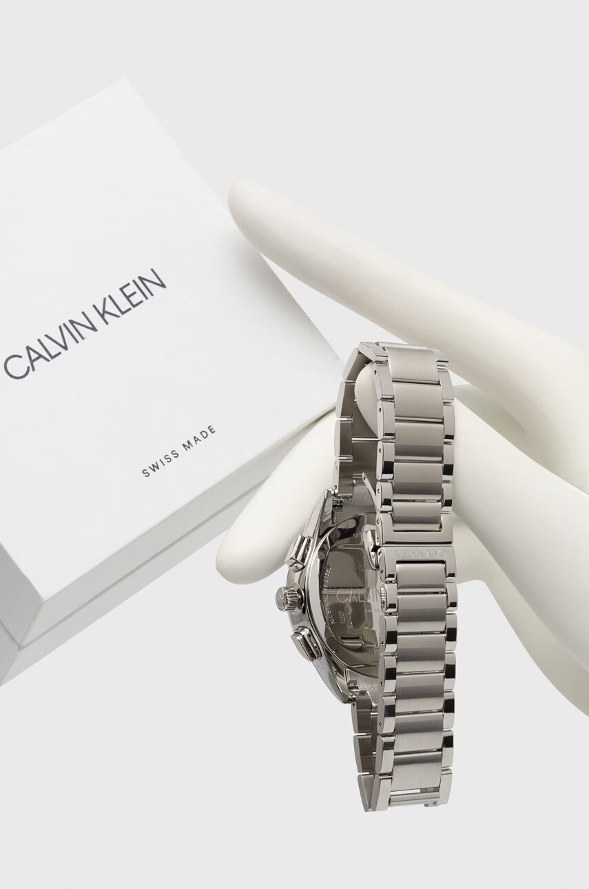 Calvin Klein Часовник KAM27141 мъжки в черно - Pepit.bg