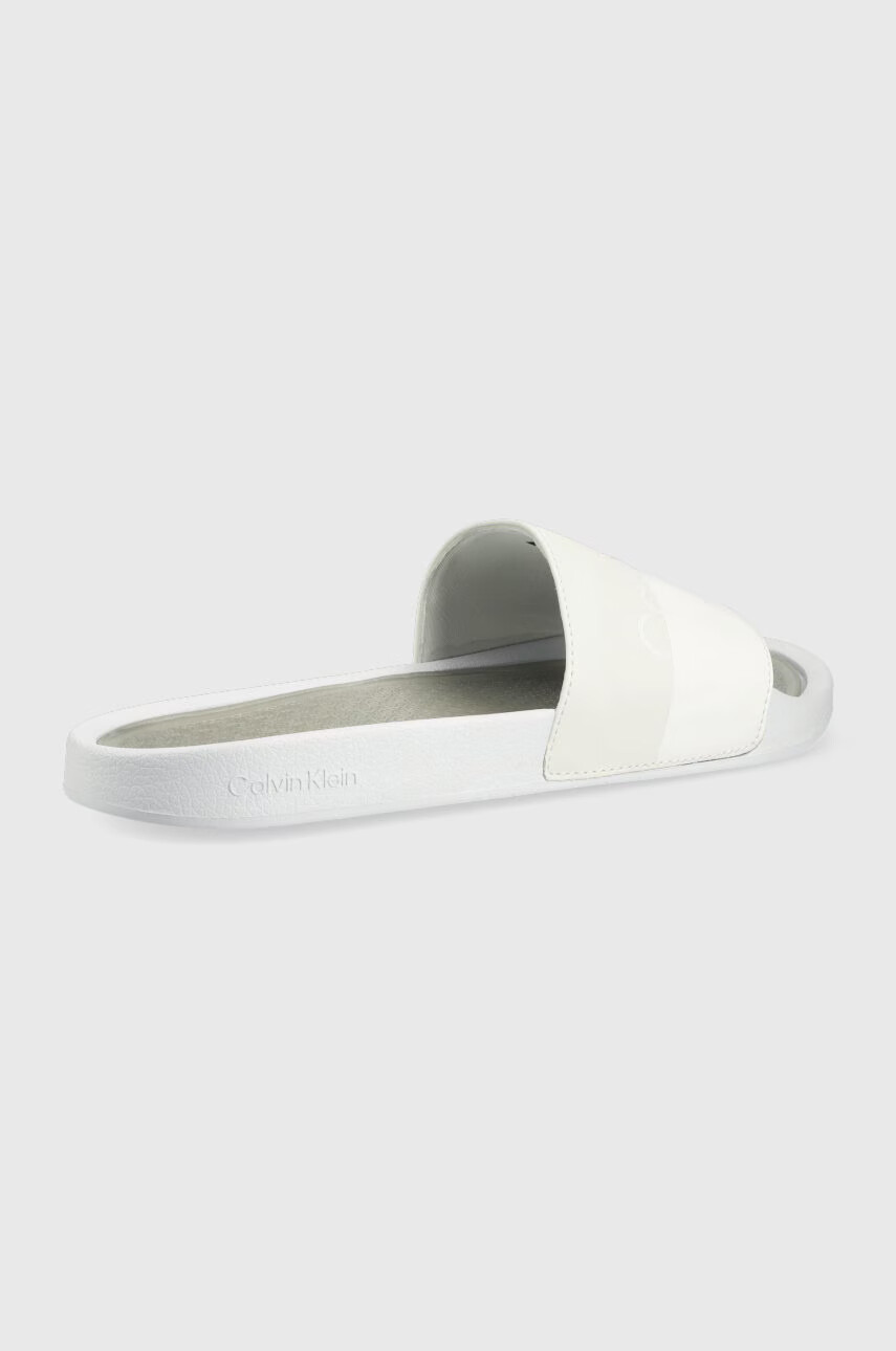 Calvin Klein Чехли в бяло - Pepit.bg