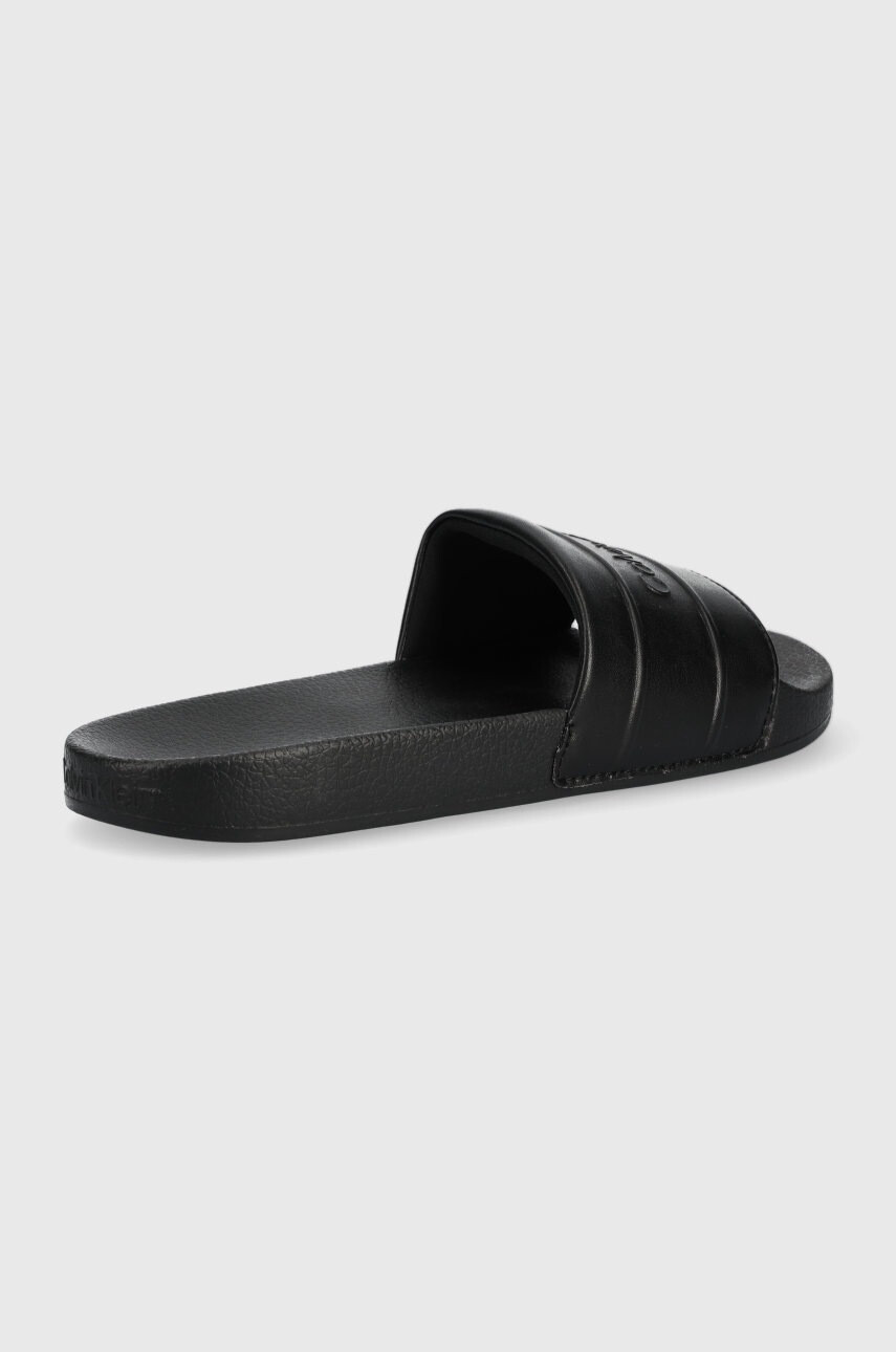 Calvin Klein Чехли Pool Slide в черно - Pepit.bg